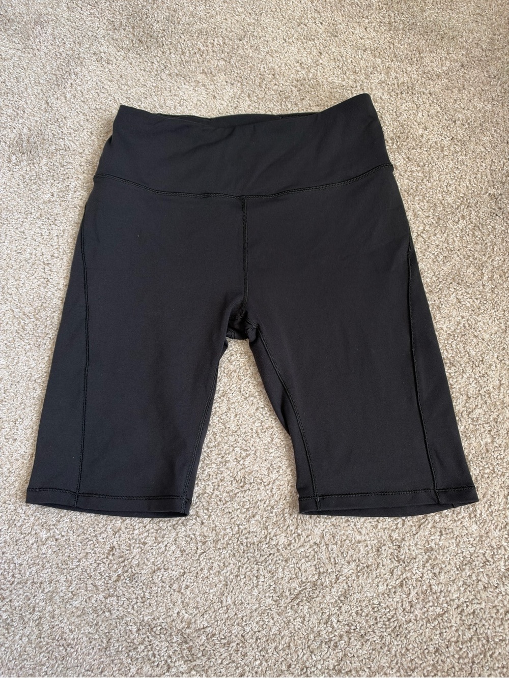 CALIA by Carrie Underwood Stay The Path Black High-Rise Bike Shorts